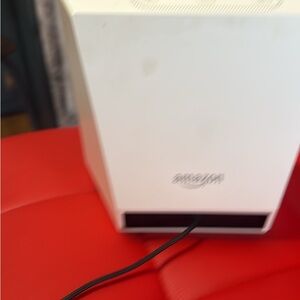 Amazon White Cube Speaker with Black Trim